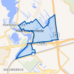 Kaartje van Haarlemmerliede Omgeving