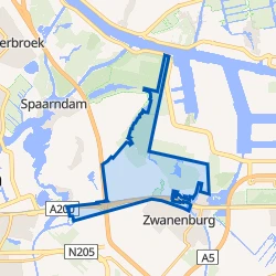 Kaart van Halfweg Omgeving