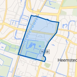 Kaart van Zandvoortselaan en Berkenrode en omgeving