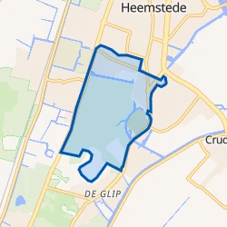 Kaart van Van Merlenbuurt en Valkenburgerplein en omgeving