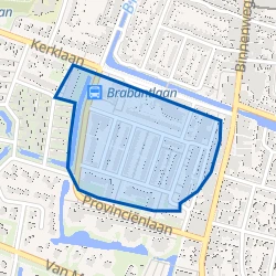 Kaart van Provincienbuurt