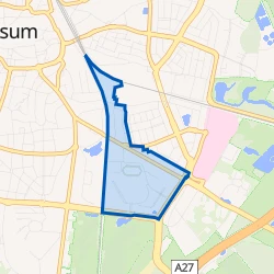 Kaart van Arenaparkkwartier