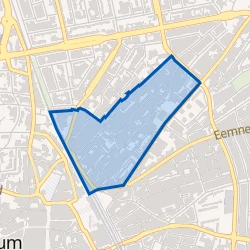 Kaart van Geuzenbuurt