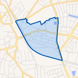 Kaart van Kleine Driftbuurt