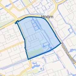Kaart van Hoorn Noord - Buurt 12 00