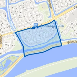 Kaart van Grote Waal - Buurt 13 06