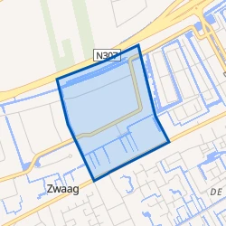Kaart van Zwaag - Buurt 30 06