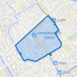Kaart van Kersenboogerd-Zuid - Buurt 33 01