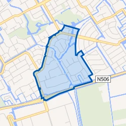 Kaart van Kersenboogerd-Zuid - Buurt 33 05