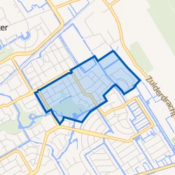 Kaart van Kersenboogerd-Zuid - Buurt 33 07