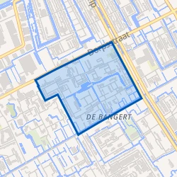 Kaart van Bangert en Oosterpolder - Buurt 35 03