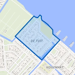 Kaart van De Tuit