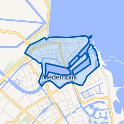 Kaart van Medemblik Oude Stad