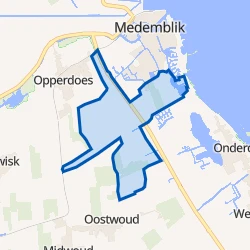 Kaart van Medemblik Buitengebied
