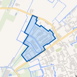 Kaart van Wognum Bloesemgaerde