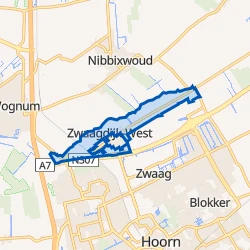Kaart van Zwaagdijk-West Buitengebied