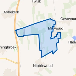 Kaart van Midwoud Buitengebied