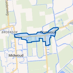 Kaart van Oostwoud Centrum