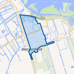 Kaart van Wervershoof Centrum