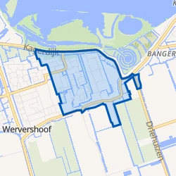 Kaart van Wervershoof Oost