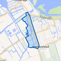 Kaart van Wervershoof West