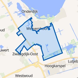 Kaart van Wervershoof Buitengebied
