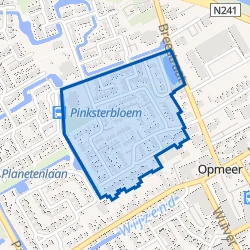 Kaart van Planetenbuurt