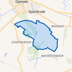 Kaart van Zomerdijk
