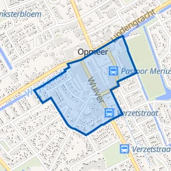 Kaart van Spanbroek Centrum