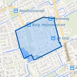 Kaart van Tussen Van Catz en Stolp