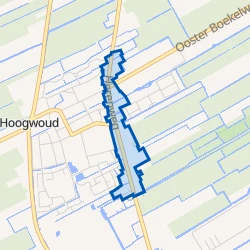 Kaart van Hoogwoud Lint