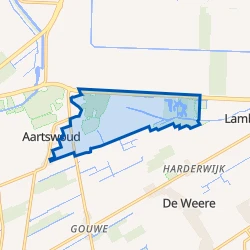 Kaartje van Braakpolder en Kolk van Dussen