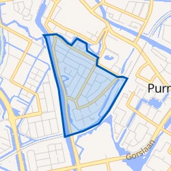 Kaart van Zuiderpolder