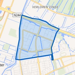 Kaart van Overwhere-Noord