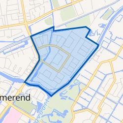 Kaart van Wheermolen-Oost