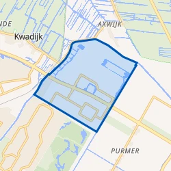 Kaart van Baanstee en omgeving