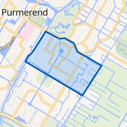 Kaart van Purmer-Zuid/Noord