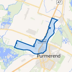 Kaart van Zuidoostbeemster