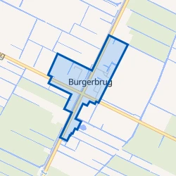 Kaart van Burgerbrug (woonkern)