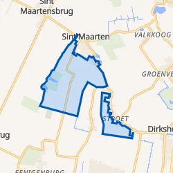 Kaart van Buitengebied Sint Maarten