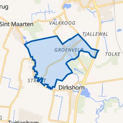 Kaart van Groenveld en Buitengebied