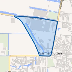 Kaart van Huisweid en omgeving
