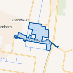 Kaart van Kalverdijk