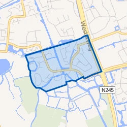 Kaart van Waldervaart-Zuid