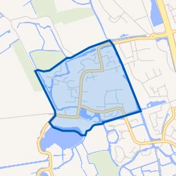 Kaart van Waldervaart-Noordwest