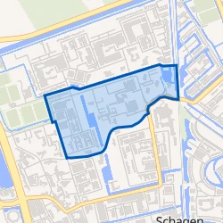 Kaart van Groeneweg-Zuid