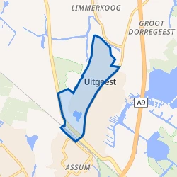 Kaart van De Koog