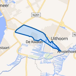 Kaart van Langs de Vuurlinie