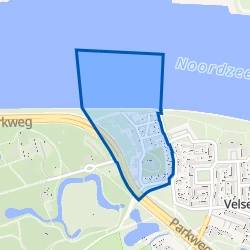 Kaart van Velsen-Dorp