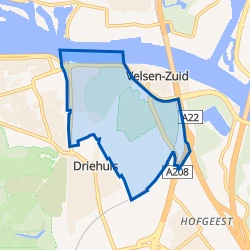 Kaart van Velserbeek